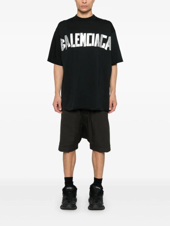  발렌시아가 반팔 티셔츠 739784TQVQ8 black - BALENCIAGA