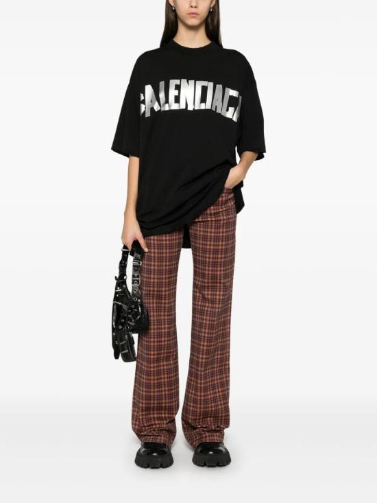  발렌시아가 반팔 티셔츠 739784TQVQ8 black - BALENCIAGA