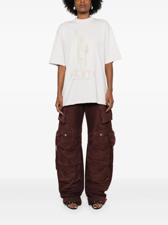  발렌시아가 반팔 티셔츠 764235TQVR9 white - BALENCIAGA