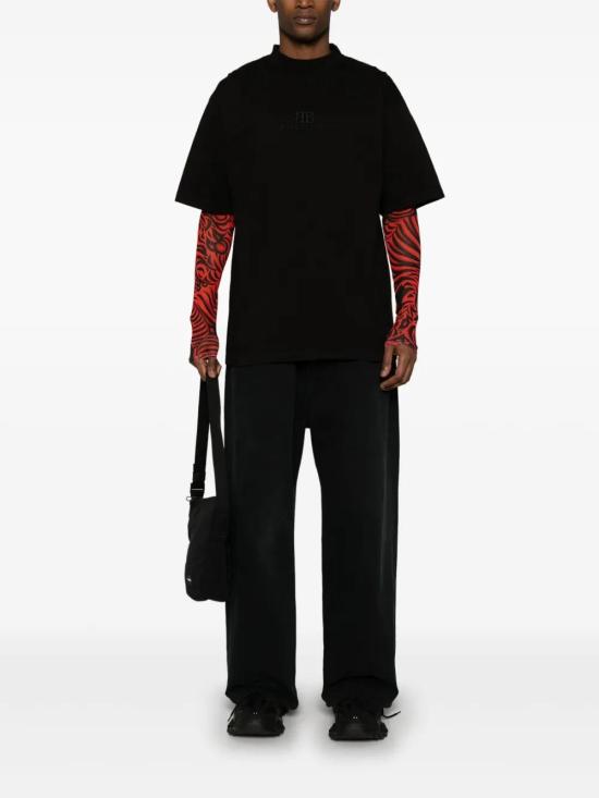  발렌시아가 반팔 티셔츠 764235TQVS8 black - BALENCIAGA