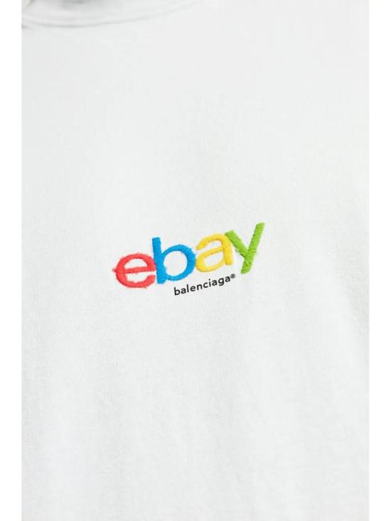  발렌시아가 반팔 티셔츠 787349TRVE8 cream - BALENCIAGA