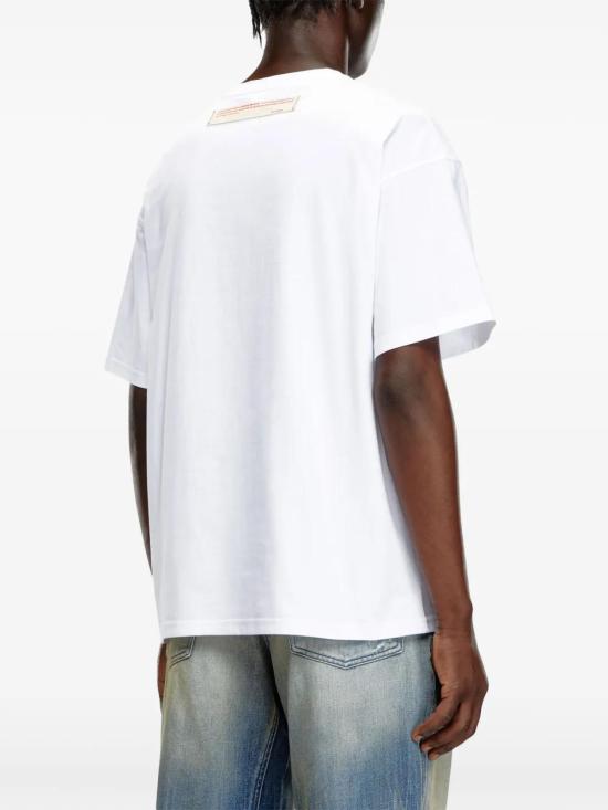  디젤 반팔 티셔츠 P014400SPEJ white - DIESEL