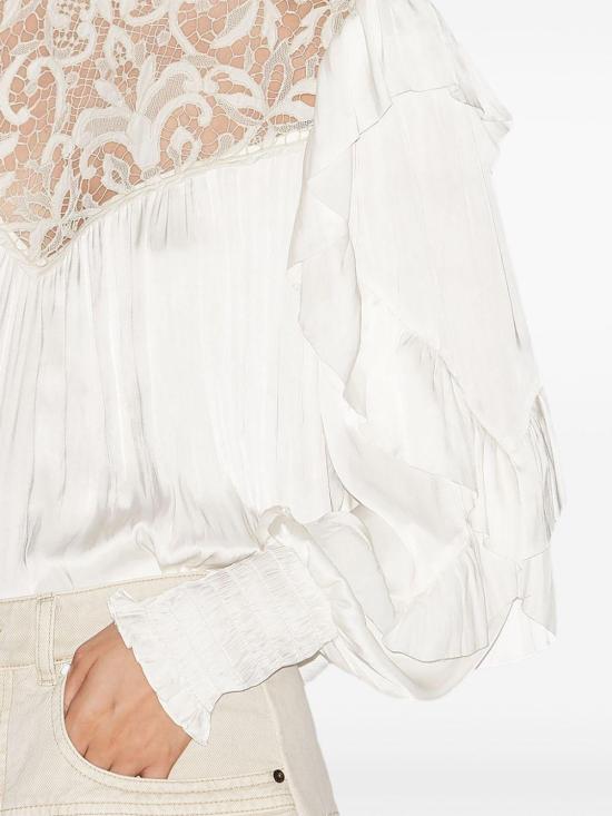 25SS 이자벨마랑 탑 HT0608FA C1J17I23EC BEIGE - ISABEL MARANT