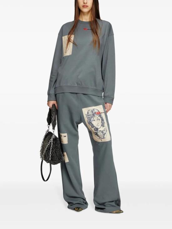  디젤 긴팔 티셔츠 A177960SPEA grey - DIESEL