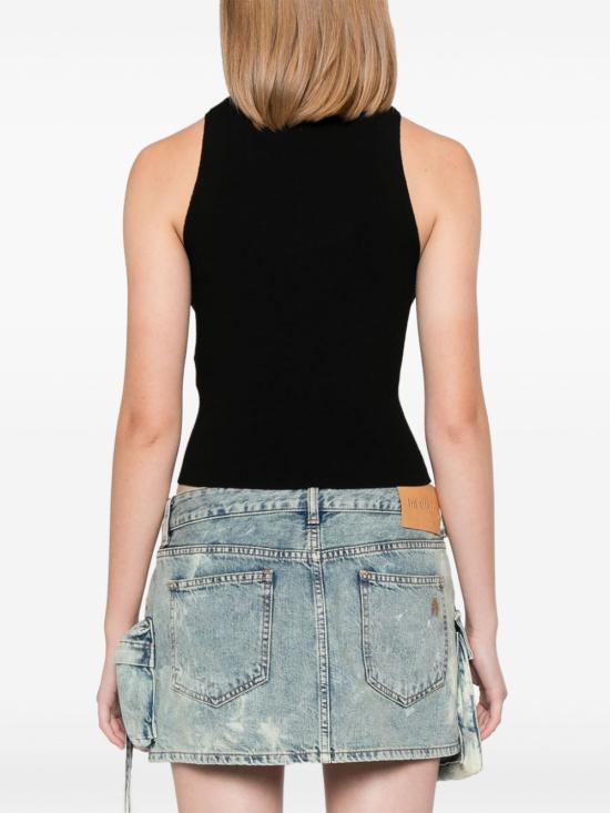  디젤 민소매 티셔츠 A096210DLAX black - DIESEL