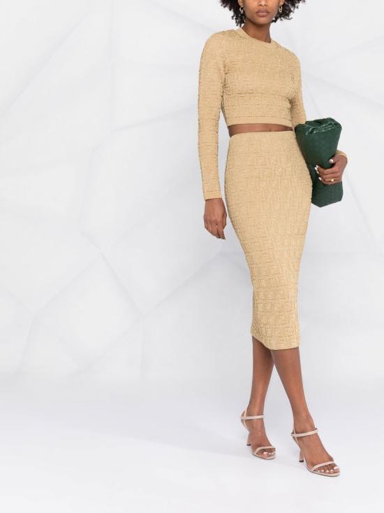  펜디 미디 스커트 FZQ671AJTI - FENDI