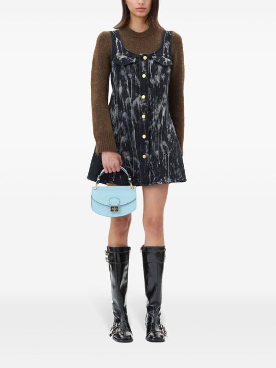  가니 숏 원피스 J1597 black - GANNI