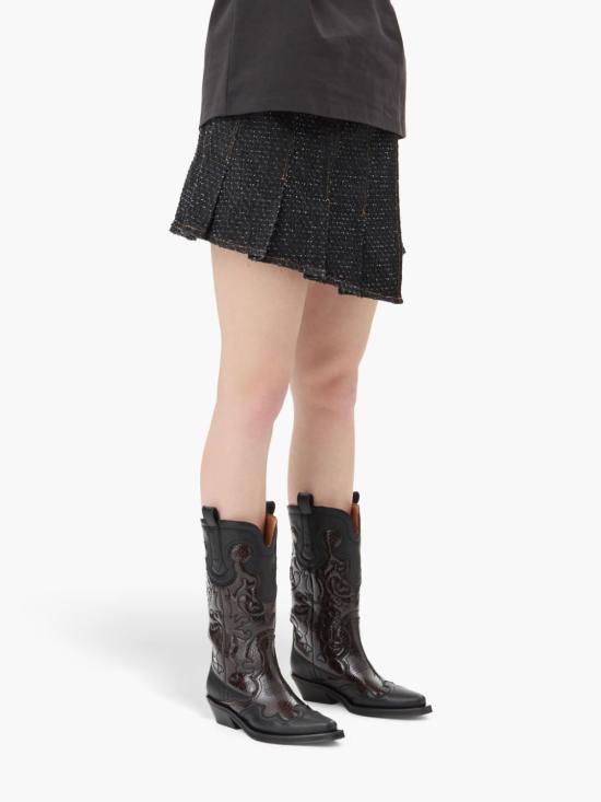  가니 숏 스커트 J1618 black - GANNI