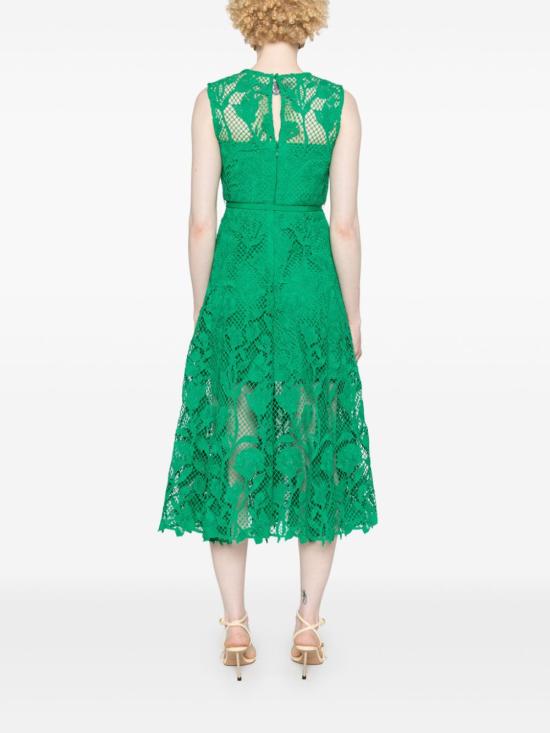  셀프 포트레이트 미디 원피스 PF24011MA green - SELF PORTRAIT