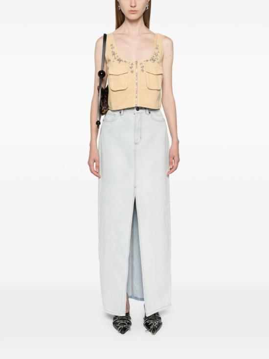  셀프 포트레이트 민소매 티셔츠 PF24823T - SELF PORTRAIT