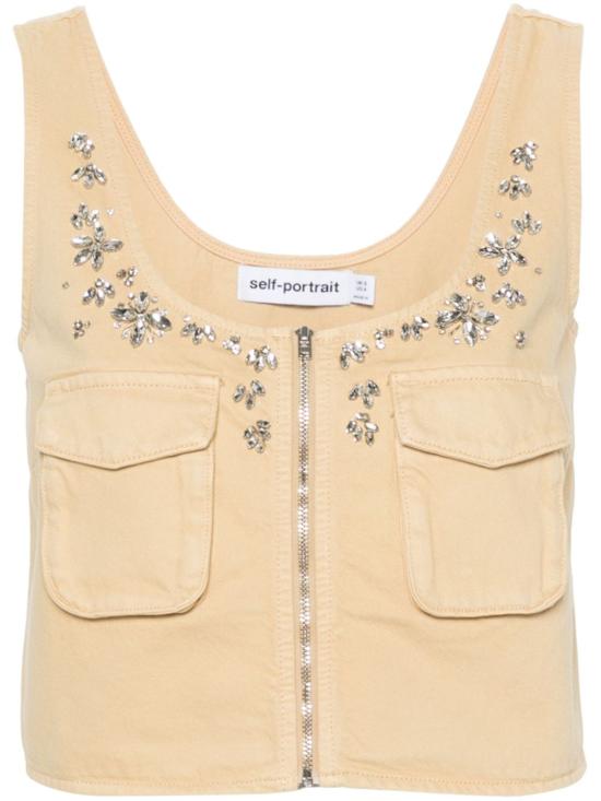  셀프 포트레이트 민소매 티셔츠 PF24823T