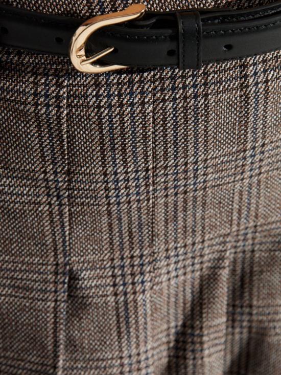  셀프 포트레이트 미디 스커트 RS25100MSKBR brown - SELF PORTRAIT