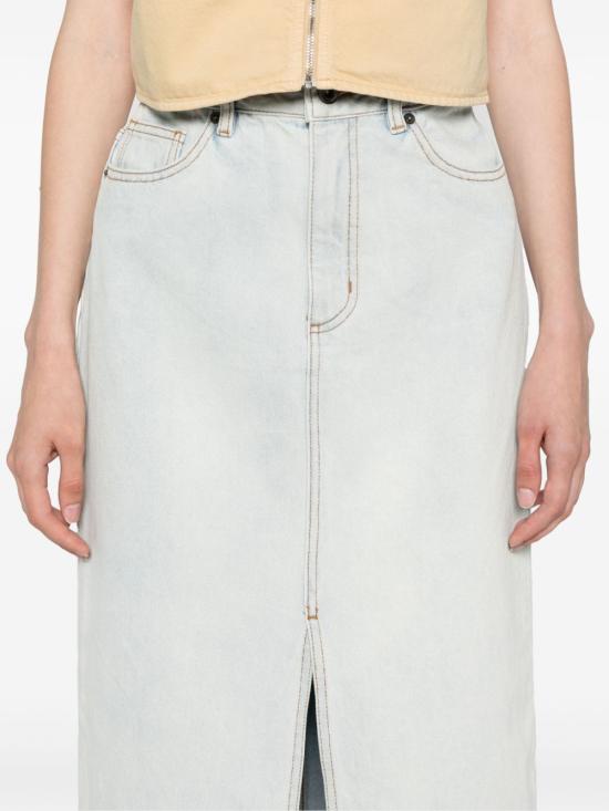  셀프 포트레이트 미디 스커트 PF24835XS - SELF PORTRAIT