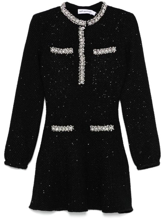  셀프 포트레이트 숏 원피스 RS25035S black