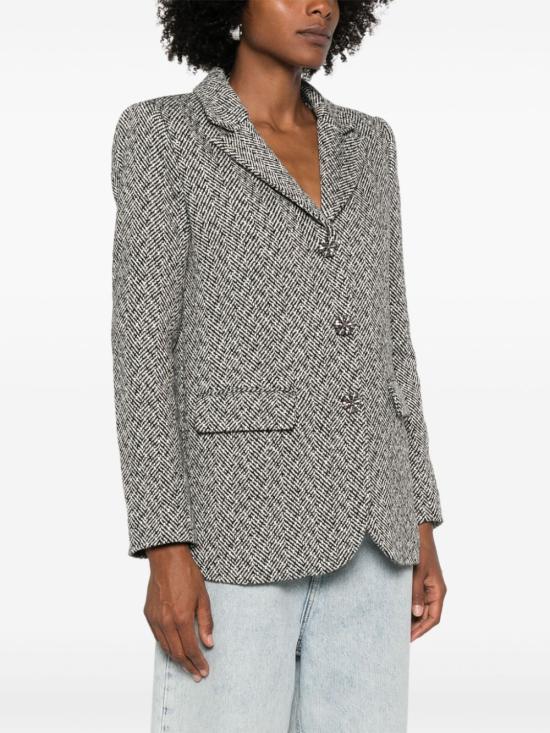  셀프 포트레이트 수트 자켓 AW24173J black - SELF PORTRAIT