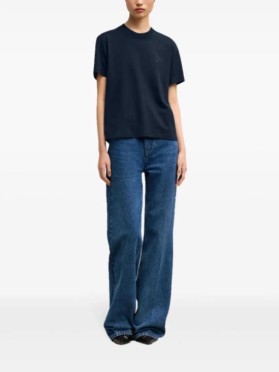  아미 반팔 티셔츠 E25BFUTS003724 midnight blue - AMI