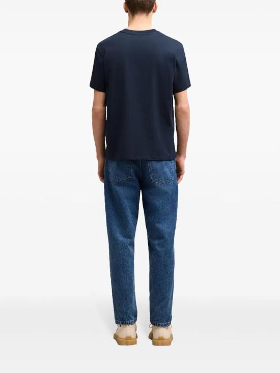  아미 반팔 티셔츠 E25BFUTS003724 midnight blue - AMI