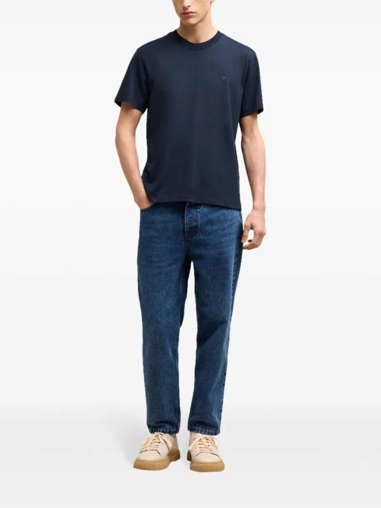  아미 반팔 티셔츠 E25BFUTS003724 midnight blue - AMI