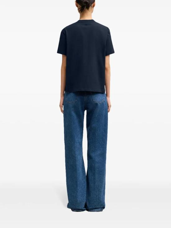  아미 반팔 티셔츠 E25BFUTS003724 midnight blue - AMI