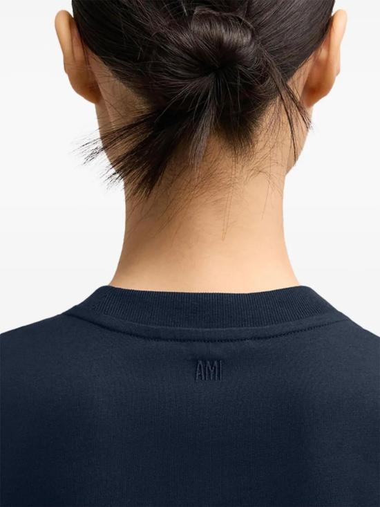  아미 반팔 티셔츠 E25BFUTS003724 midnight blue - AMI