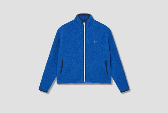  드레익스 자켓 BOUCLE WOOL ZIP FLEECE JACKET DR2A5L 21265-01 블루
