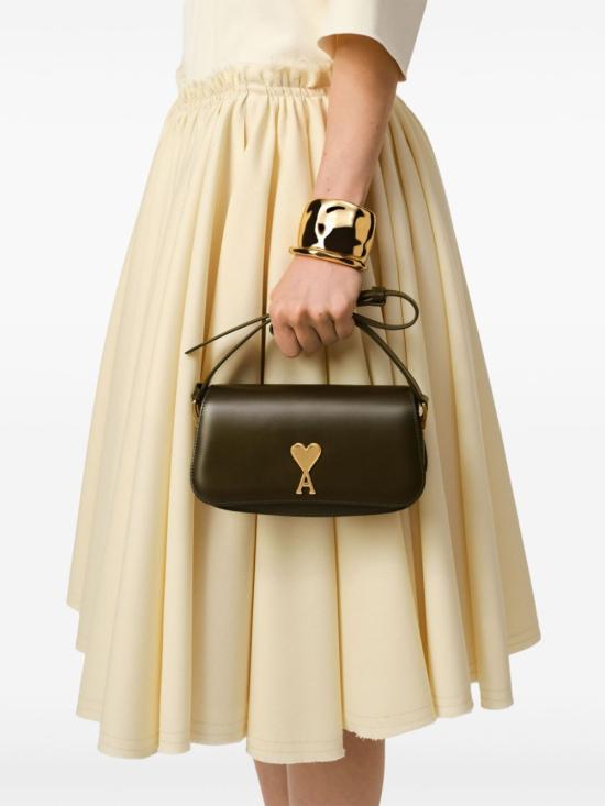  아미 숄더백 E25ULL018AL0104 olive green - AMI