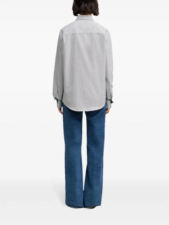  아미 셔츠 E25BFUSH063CO0087 grey - AMI