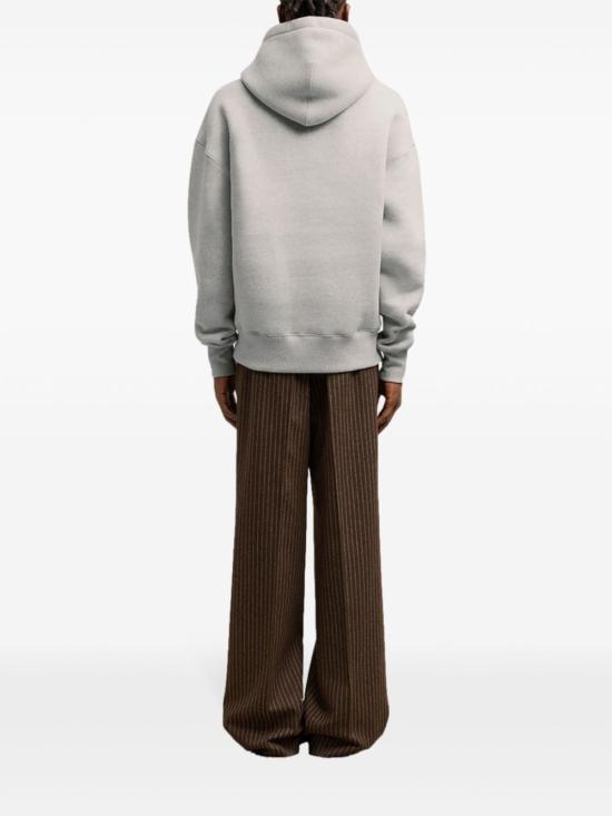  아미 후드 티셔츠 H24USW227749 grey - AMI