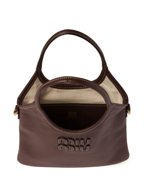  미우미우 토트백 5BA281VOLN2CRW brown - MIU MIU