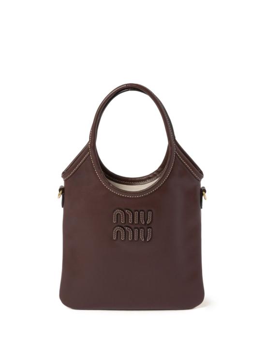  미우미우 토트백 5BA281VOLN2CRW brown