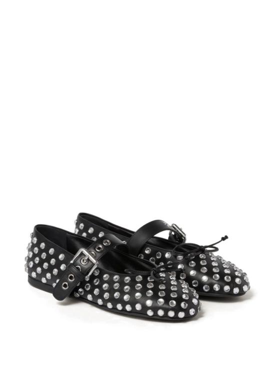  미우미우 플랫 슈즈 5F212EF005070 black - MIU MIU