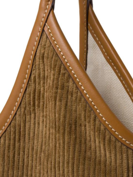  미우미우 토트백 5BG231VMLN2F81 camel - MIU MIU