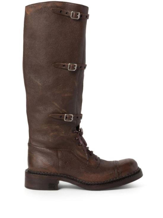  미우미우 부츠 5W315EFG0352KJ brown