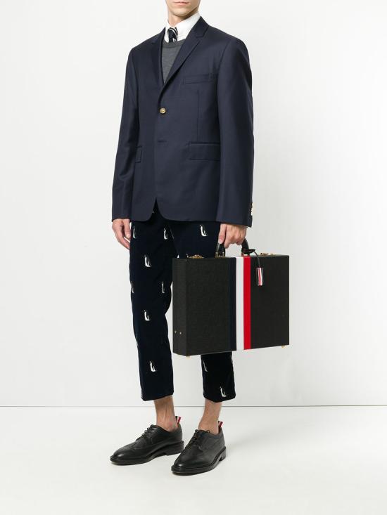  톰브라운 토트백 MAG038B00198 black - THOM BROWNE