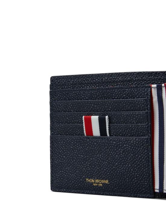  톰브라운 남성지갑 UAW061A00198 navy - THOM BROWNE