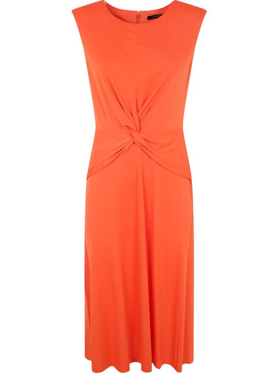 25SS 랄프 로렌 미디 원피스 250872090 012 ORANGE LILY