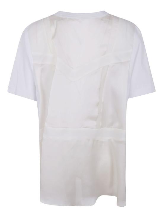 25SS 사카이 반팔 티셔츠 25 07690 101 WHITE - SACAI