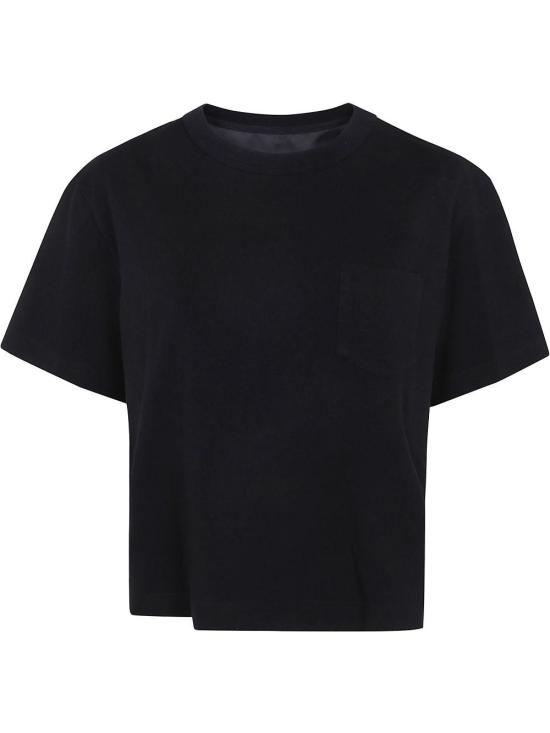 25SS 사카이 반팔 티셔츠 25 07690 001 BLACK - SACAI