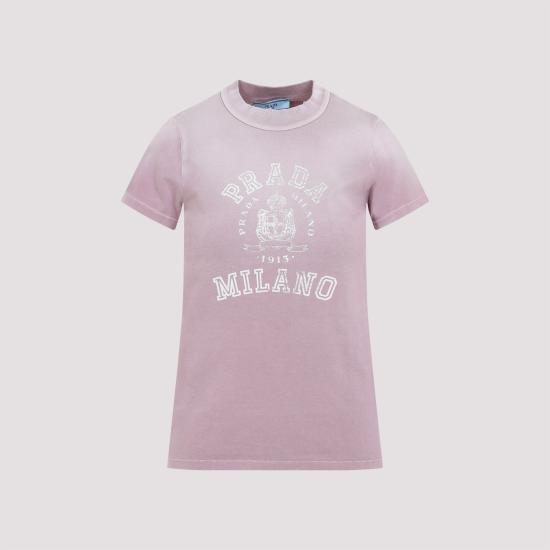 25SS 프라다 반팔 티셔츠 3557BSOOO 16XS F0203 MALVA