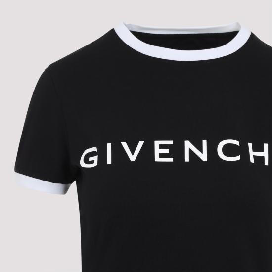 25SS 지방시 반팔 티셔츠 BW70BF3YAC 004 BLACK WHITE - GIVENCHY