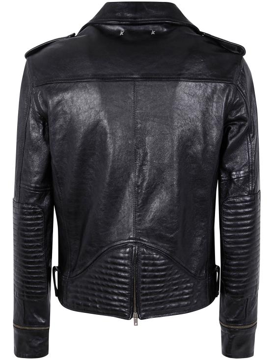 25SS 골든구스 바이커 자켓 GMP02258 P001195 90100 90100 BLACK - GOLDEN GOOSE