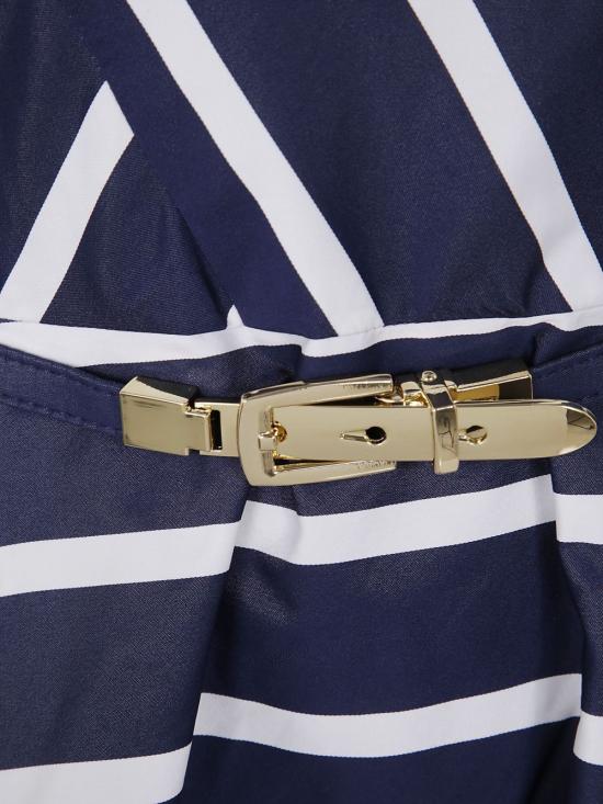 25SS 랄프 로렌 미디 원피스 253957436 001 REFINED NAVY WHITE - RALPH LAUREN