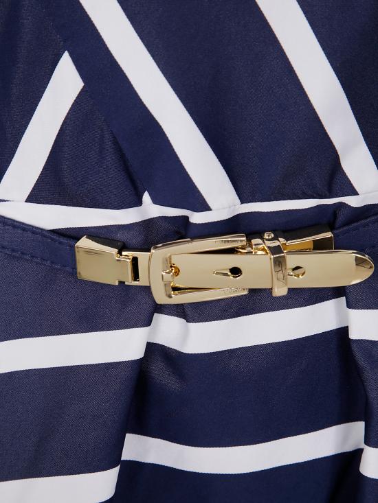 25SS 랄프 로렌 미디 원피스 253957436 001 REFINED NAVY WHITE - RALPH LAUREN