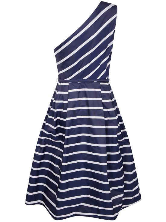 25SS 랄프 로렌 미디 원피스 253957436 001 REFINED NAVY WHITE - RALPH LAUREN