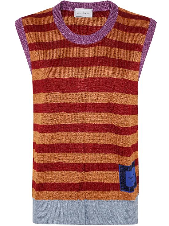 25SS 피에르루이마샤 베스트 TRICOT PPP001 STRIPE