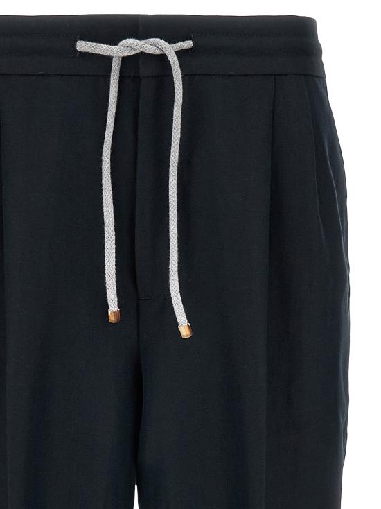 26SS 브루넬로 쿠치넬리 스트레이트 팬츠 MH255E1710C2485 Blue - BRUNELLO CUCINELLI