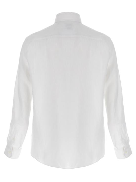 25FW 브루넬로 쿠치넬리 긴팔 셔츠 MM6840627C001 White - BRUNELLO CUCINELLI