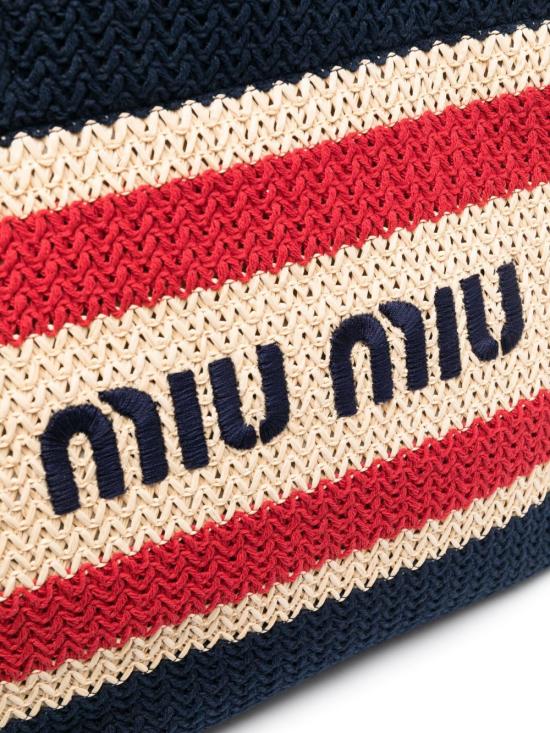  미우미우 토트백 5BG228VOOO2DO3 - MIU MIU