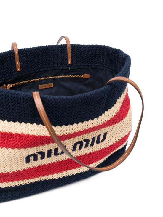  미우미우 토트백 5BG228VOOO2DO3 - MIU MIU