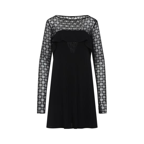 25SS 지방시 원피스 BW22AC20H0 008 BLACK SILVERY